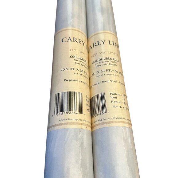 Carey Lind Fine Wallpaper KP7381 Discontinued Double Roll 20.5" x 33 Ft NEW x 2 - Picture 2 of 8